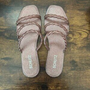 Schutz Diana Glitter Jelly Sandal